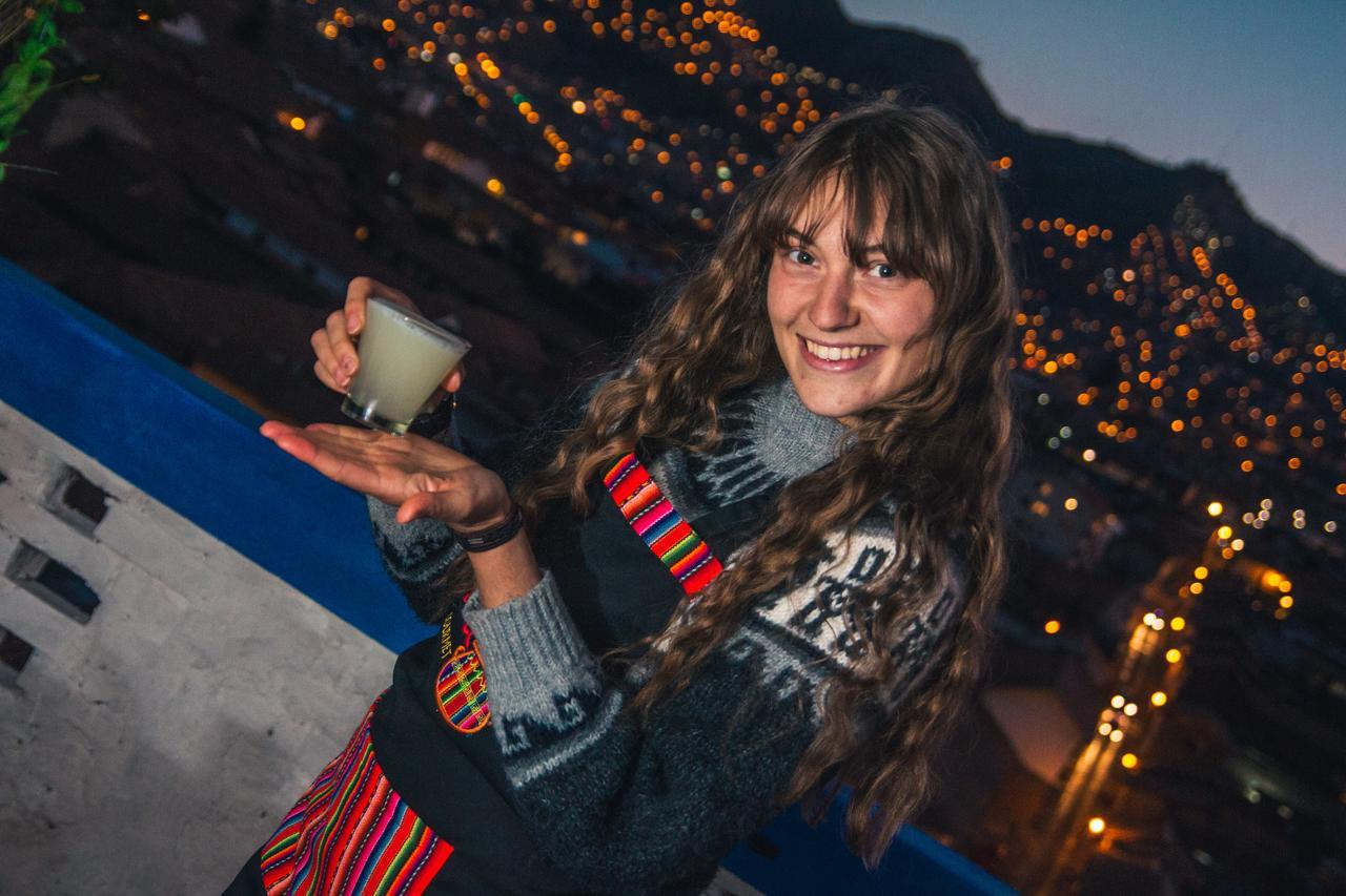 La Casita Azul Hostelクスコ エクステリア 写真