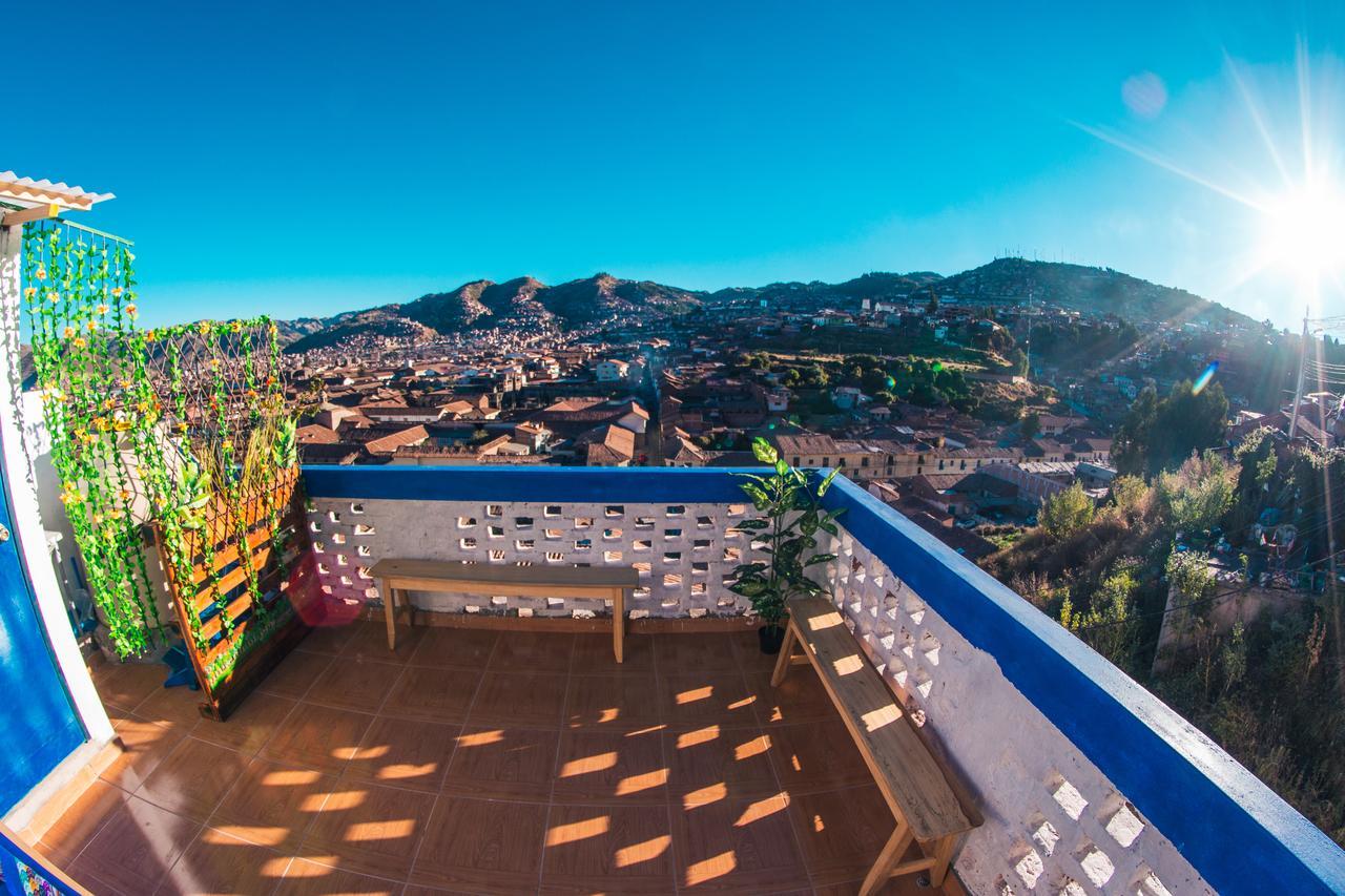 La Casita Azul Hostelクスコ エクステリア 写真