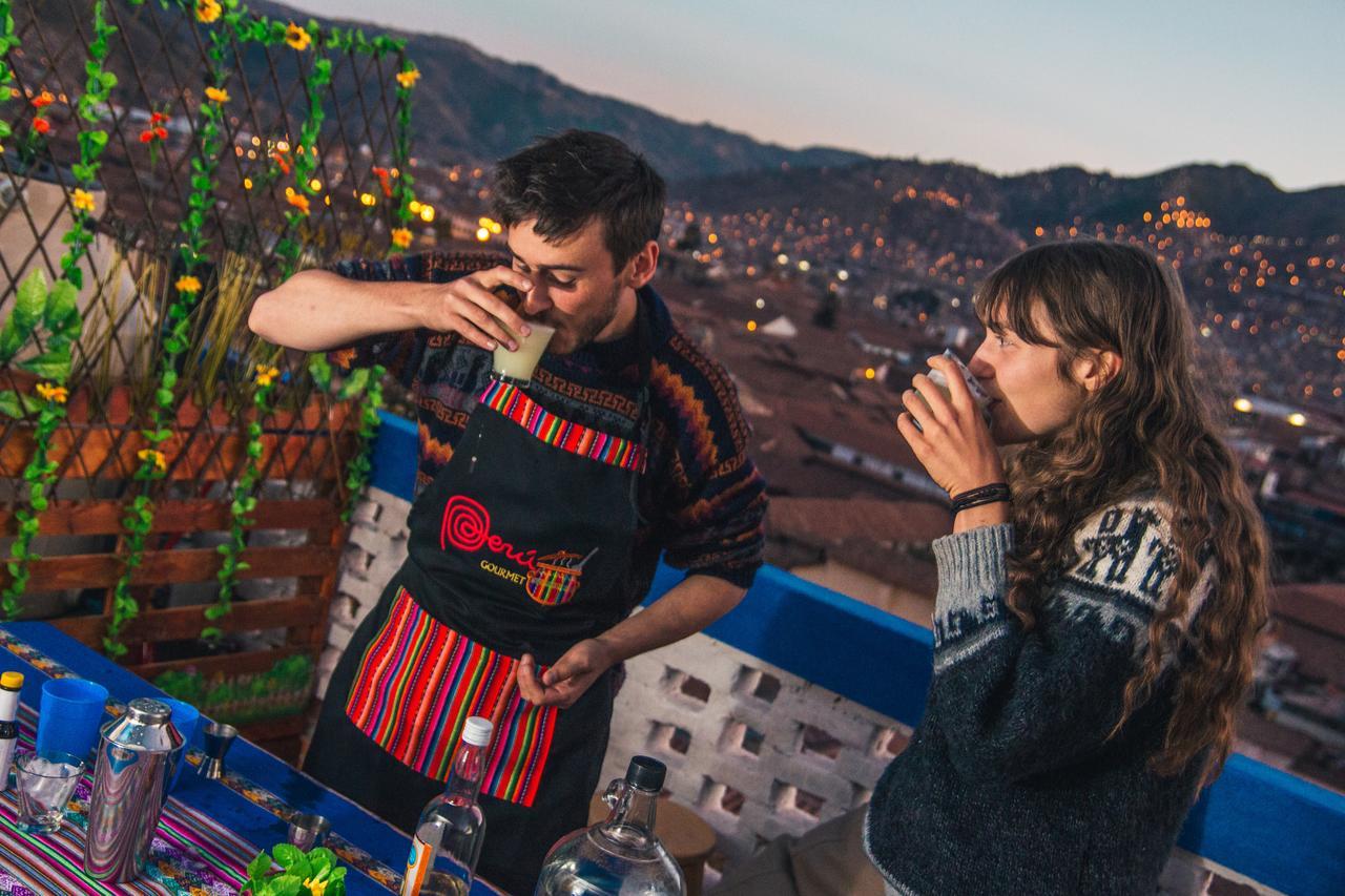 La Casita Azul Hostelクスコ エクステリア 写真